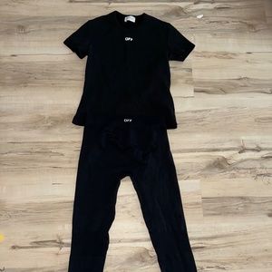 Sold. Off-White woman tight set